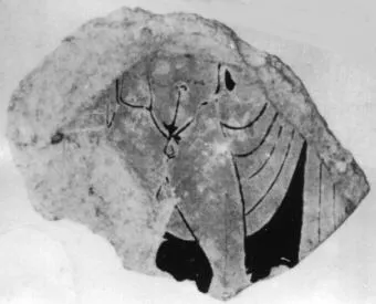 CUP, FRAGMENT (ATHENIAN, RED-FIGURE)