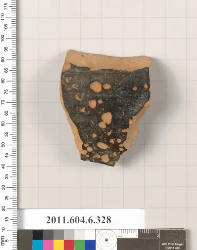 Terracotta fragment of a hydria (water jar)?