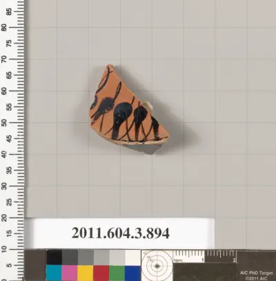 Terracotta fragment of a lekythos (oil flask)