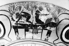 CUP A (ATHENIAN, BLACK-FIGURE)