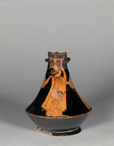 Kleeblattkanne (Schnabelkanne, Attisch-rotfigurige Oinochoe (Weinkanne), Oinochoe der Form 7)