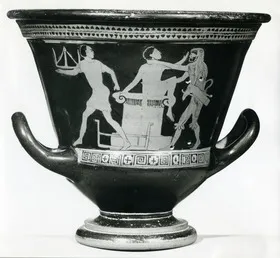 KRATER, CALYX (ATHENIAN, RED-FIGURE)