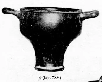 SKYPHOS (SOUTH ITALIAN, CAMPANIAN, BLACK GLAZE)