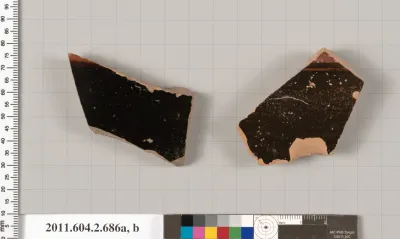 Terracotta fragments of column-kraters (bowls for mixing wine and water)