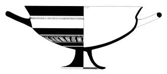 CUP, SIANA (ATHENIAN, BLACK-FIGURE)