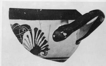 SKYPHOS, FRAGMENT (ATHENIAN, BLACK-FIGURE)