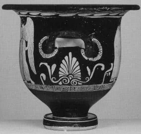 KRATER, BELL (SOUTH ITALIAN, APULIAN, RED-FIGURE)