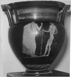 KRATER, COLUMN (ATHENIAN, RED-FIGURE)
