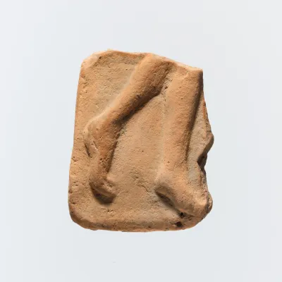 Fragment of a terracotta plaque