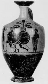 LEKYTHOS (ATHENIAN, BLACK-FIGURE)