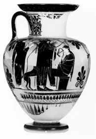 AMPHORA, NECK (ATHENIAN, BLACK-FIGURE)