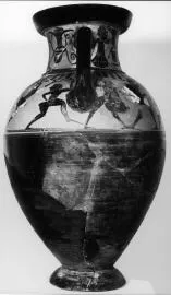 AMPHORA, NECK (ATHENIAN, BLACK-FIGURE)