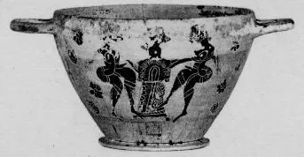 SKYPHOS (CORINTHIAN, BLACK-FIGURE)