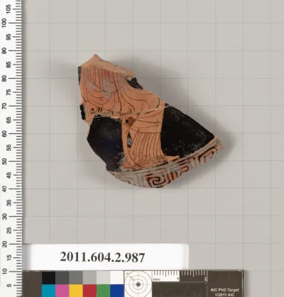 Terracotta fragment of an oinochoe (jug)