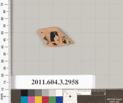 Terracotta fragment of a lekythos (oil flask)?