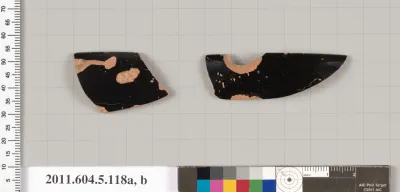 Terracotta rim fragments of stemless kylikes (drinking cups)?