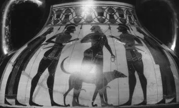 AMPHORA, BELLY, TYPE B (ATHENIAN, BLACK-FIGURE)