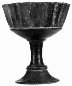 CHALICE (ETRUSCAN, BUCCHERO)