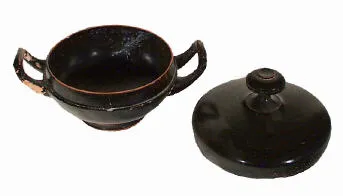 LEKANIS (ATHENIAN, BLACK GLAZE)