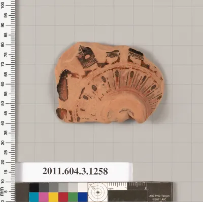 Terracotta fragment of a skyphos (deep drinking cup)?