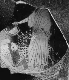 CUP, FRAGMENT (ATHENIAN, RED-FIGURE)