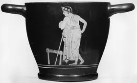 SKYPHOS (ATHENIAN, RED-FIGURE)