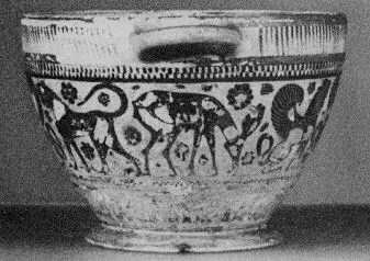 SKYPHOS (CORINTHIAN, BLACK-FIGURE)
