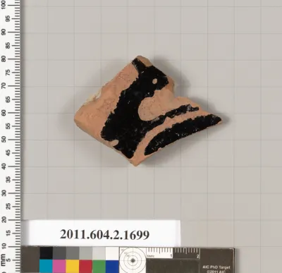 Terracotta fragment of a skyphos (deep drinking cup)