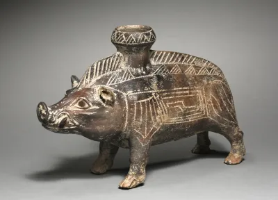 Vessel in the Shape of a Wild Boar