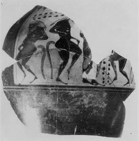 AMPHORA, BELLY, FRAGMENT (ATHENIAN, BLACK-FIGURE)