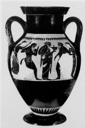 AMPHORA, BELLY, TYPE B (ATHENIAN, BLACK-FIGURE)