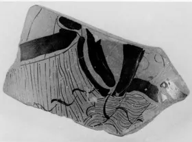 LOUTROPHOROS (?), FRAGMENT (ATHENIAN, RED-FIGURE)