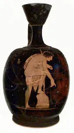 LEKYTHOS, SQUAT (ATHENIAN, RED-FIGURE)