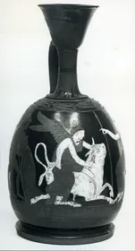 LEKYTHOS, SQUAT (ATHENIAN, RED-FIGURE)