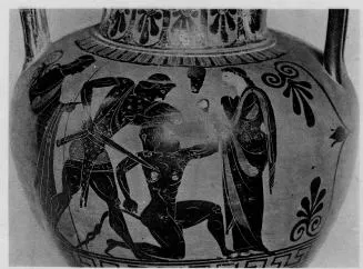 AMPHORA, NECK (ATHENIAN, BLACK-FIGURE)