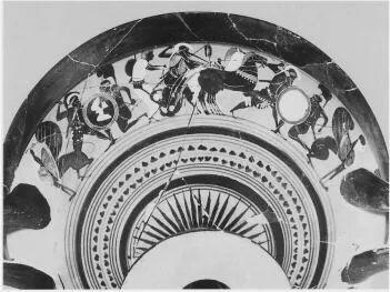 CUP DROOP (ATHENIAN, BLACK-FIGURE)