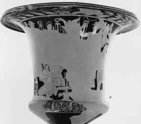 KRATER, CALYX, FRAGMENTS (ATHENIAN, RED-FIGURE)