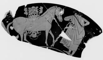 CUP B, FRAGMENTS (ATHENIAN, RED-FIGURE)