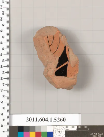 Terracotta fragment of a kylix (drinking cup)