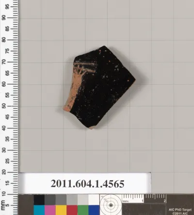 Terracotta fragment of a kylix (drinking cup)