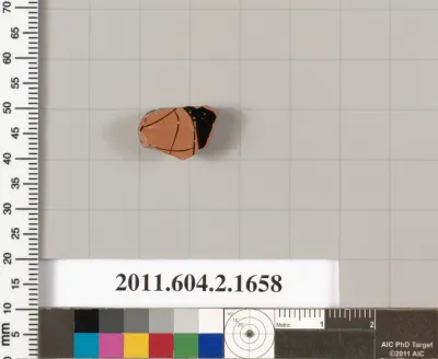 Terracotta fragment of a skyphos (deep drinking cup)