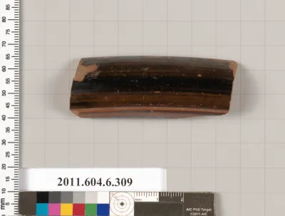 Terracotta fragment of an undetermined shape