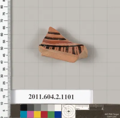 Terracotta fragment from an undetermined shape