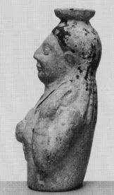 FIGURE VASE, ALABASTRON (EAST GREEK)