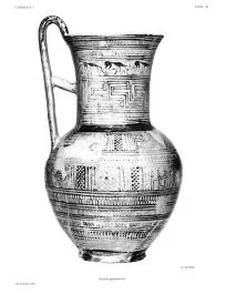 PITCHER (ATHENIAN GEOMETRIC, SILHOUETTE)