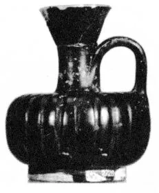 LEKYTHOS (SOUTH ITALIAN, BLACK GLAZE)