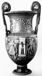KRATER, VOLUTE (SOUTH ITALIAN, APULIAN, RED-FIGURE)