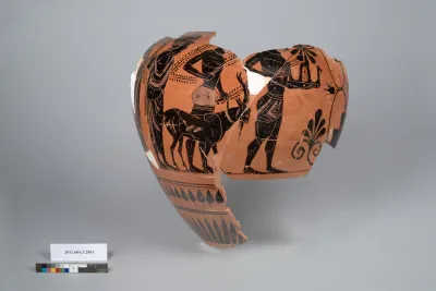 Terracotta fragment of a neck-amphora (jar)