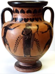 AMPHORA, NECK (ATHENIAN, BLACK-FIGURE)