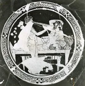 CUP B (ATHENIAN, RED-FIGURE)